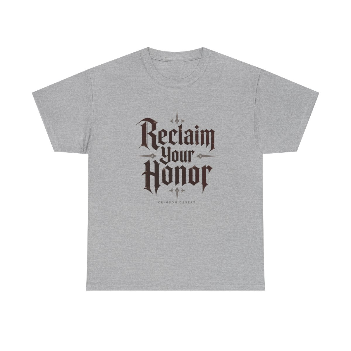 Crimson Desert "Reclaim Your Honor" Unisex Tee - alternate angle 2, merchandise