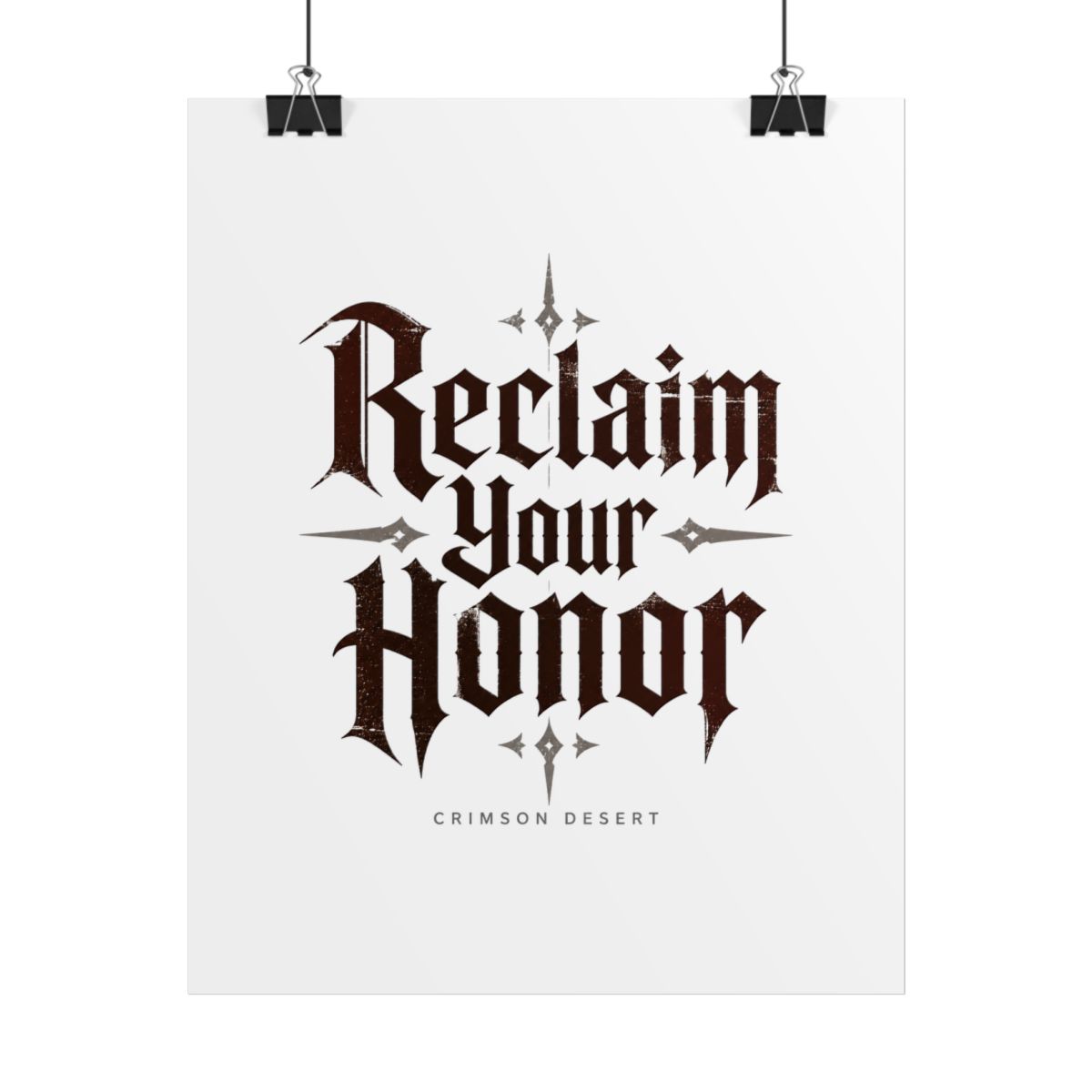 Crimson Desert "Reclaim Your Honor" Poster