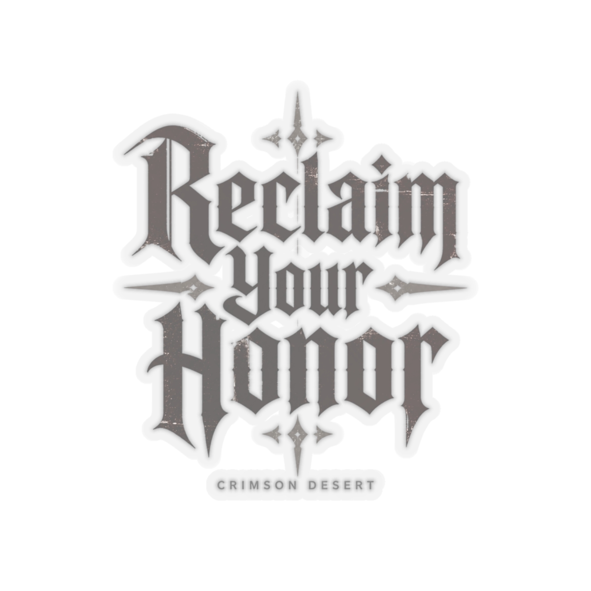 Crimson Desert "Reclaim Your Honor" Sticker