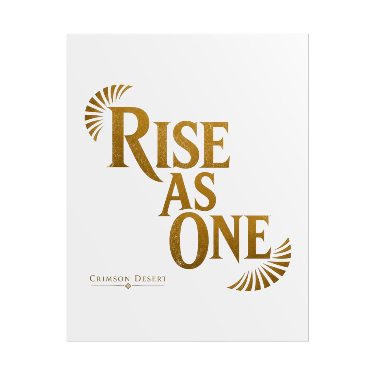 Crimson Desert "Rise As One" Poster - alternate angle 1, merchandise