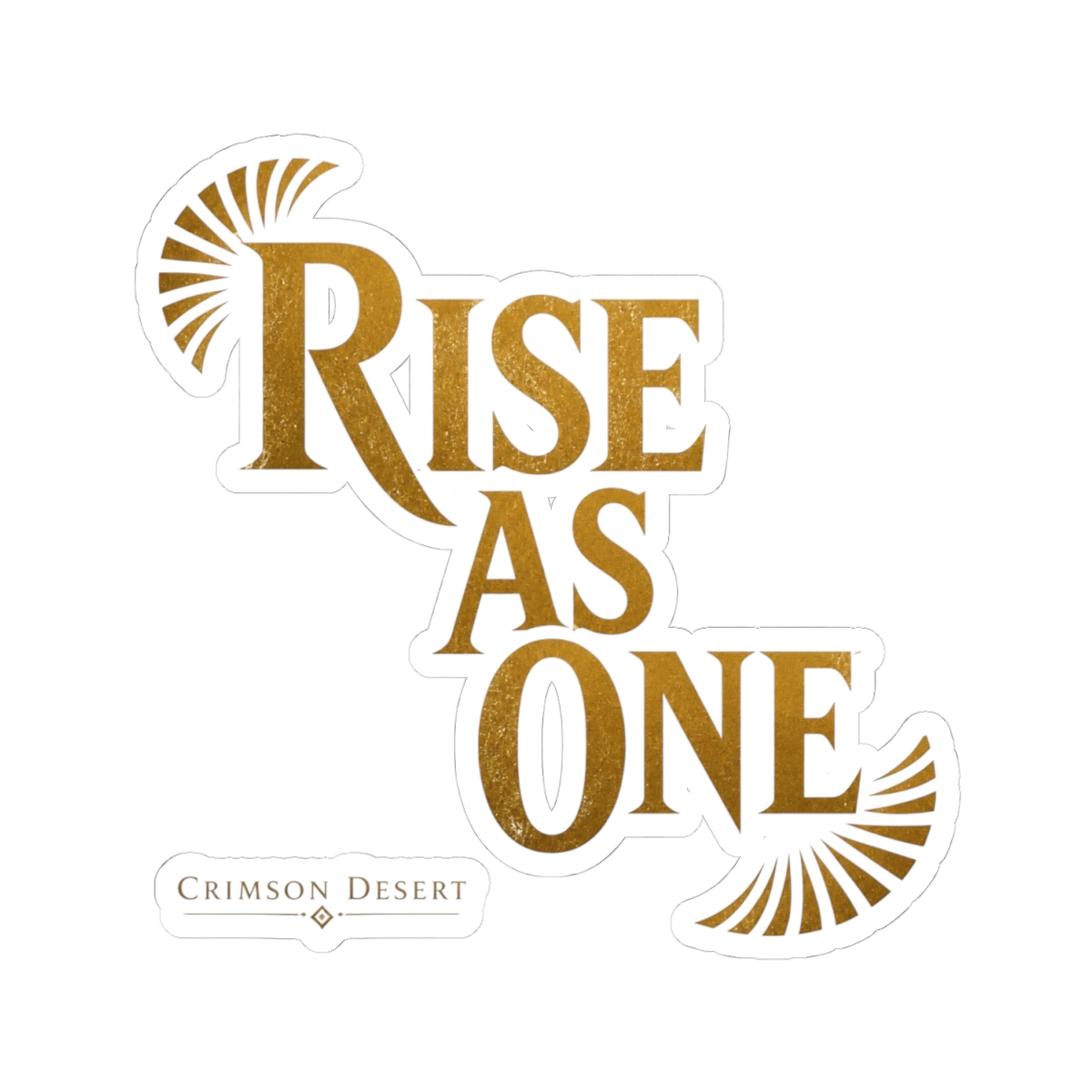 Crimson Desert "Rise As One" Sticker - alternate angle 2, merchandise