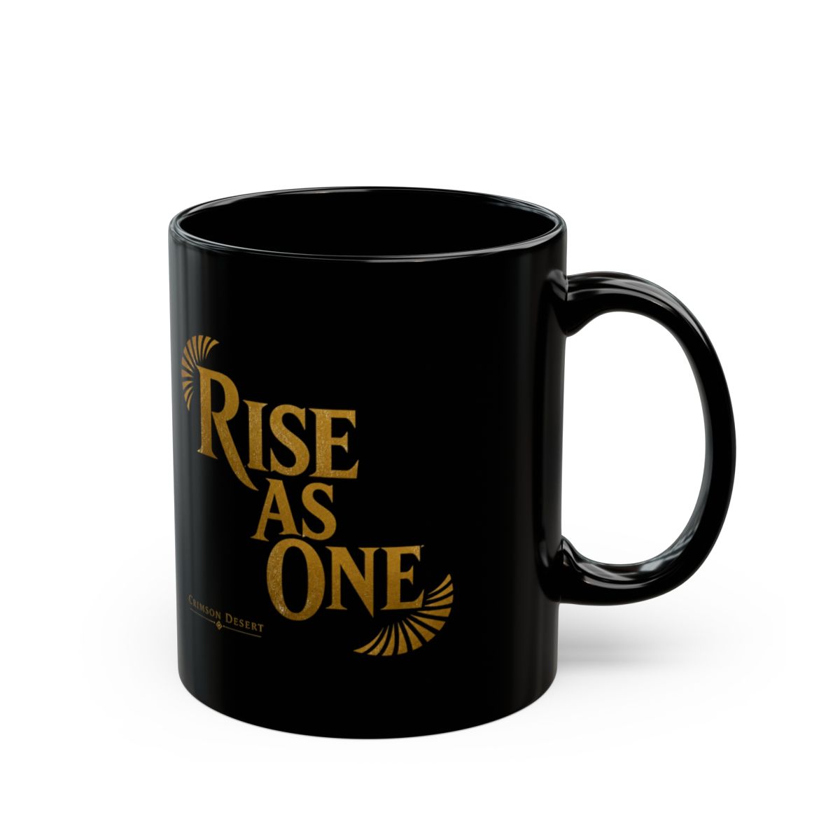 Crimson Desert "Rise As One" Black Mug