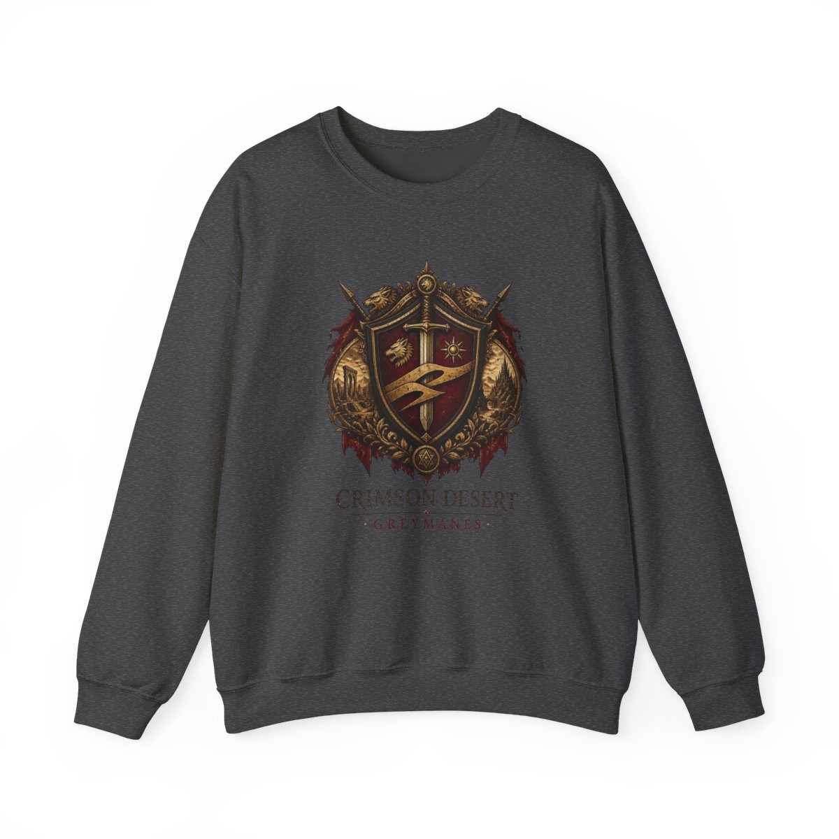 Crimson Desert "CRIMSON DESERT - GREYMANES" Crewneck - alternate angle 3, merchandise