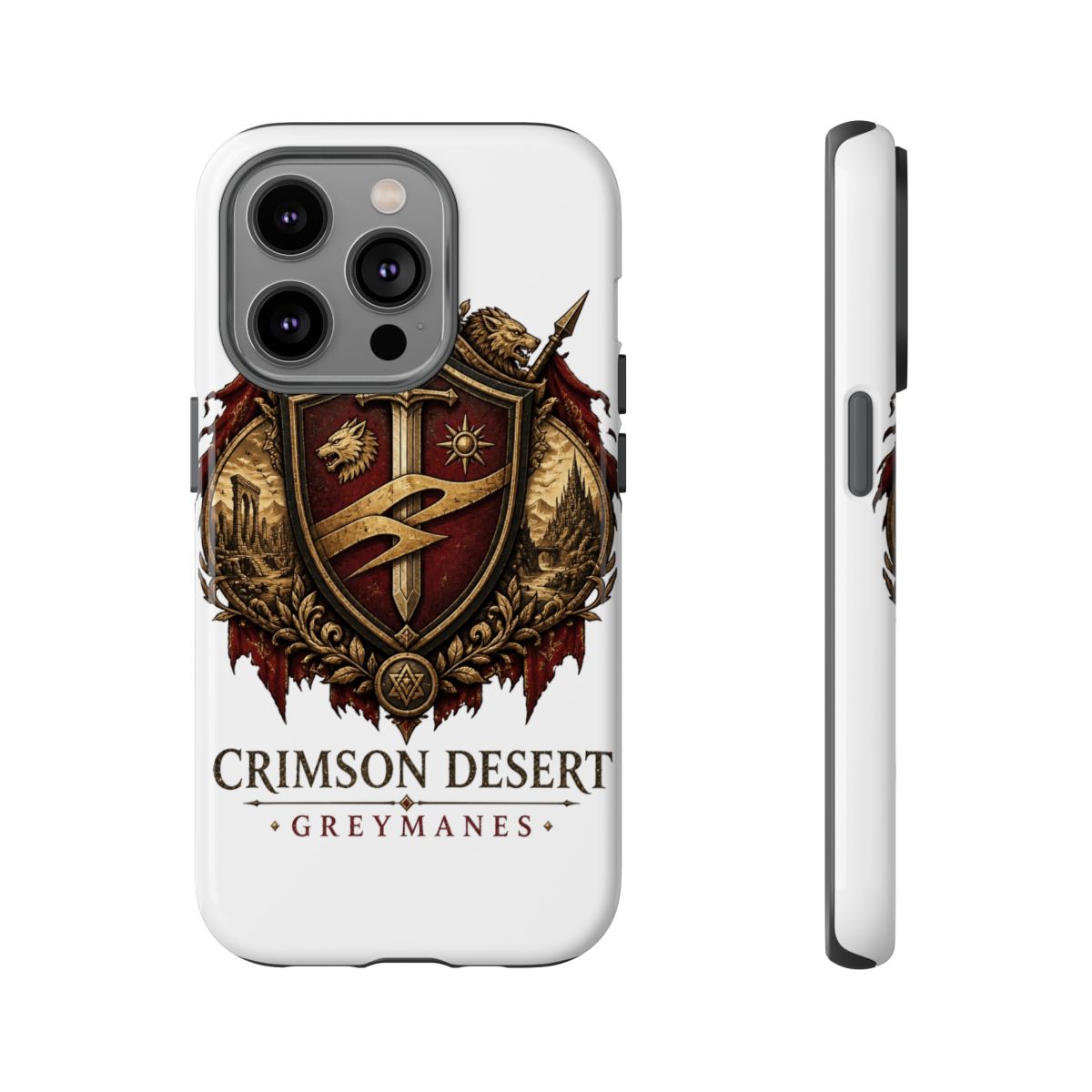 Crimson Desert "CRIMSON DESERT - GREYMANES" Phone Case - alternate angle 5, merchandise
