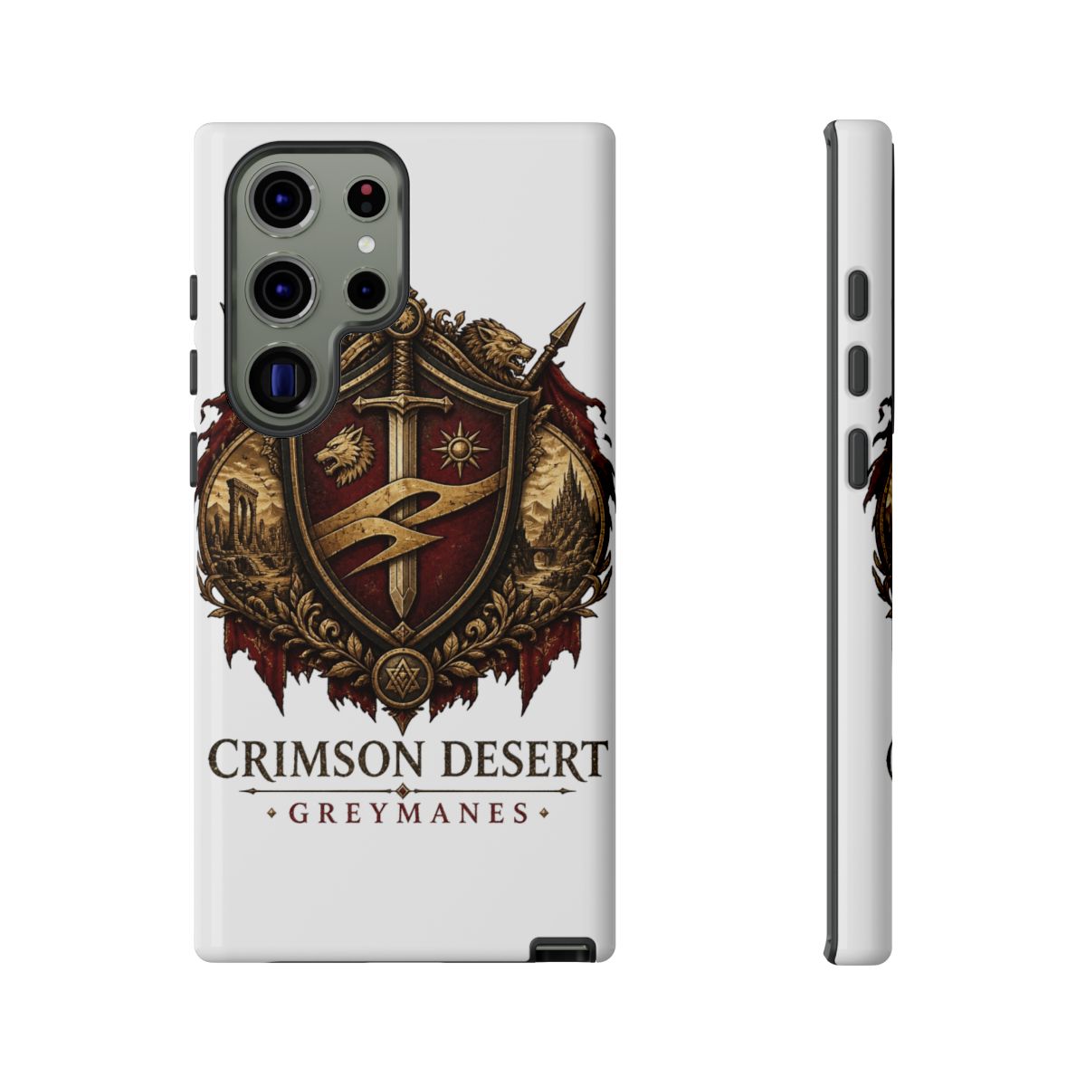 Crimson Desert "CRIMSON DESERT - GREYMANES" Phone Case - alternate angle 5, merchandise