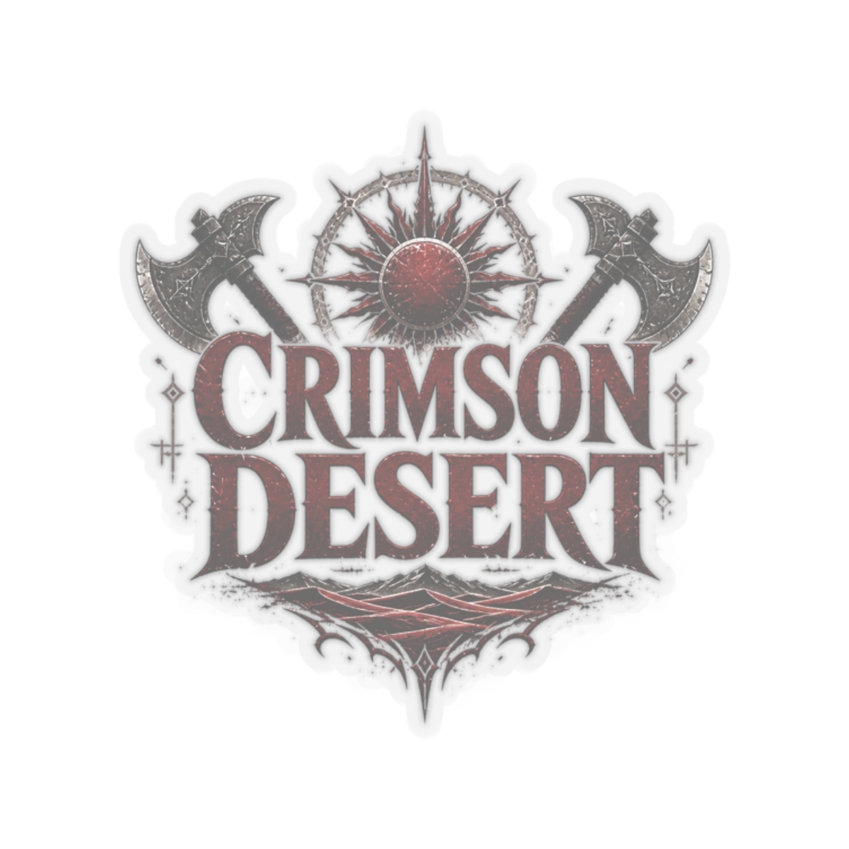 Crimson Desert "CRIMSON DESERT" Sticker