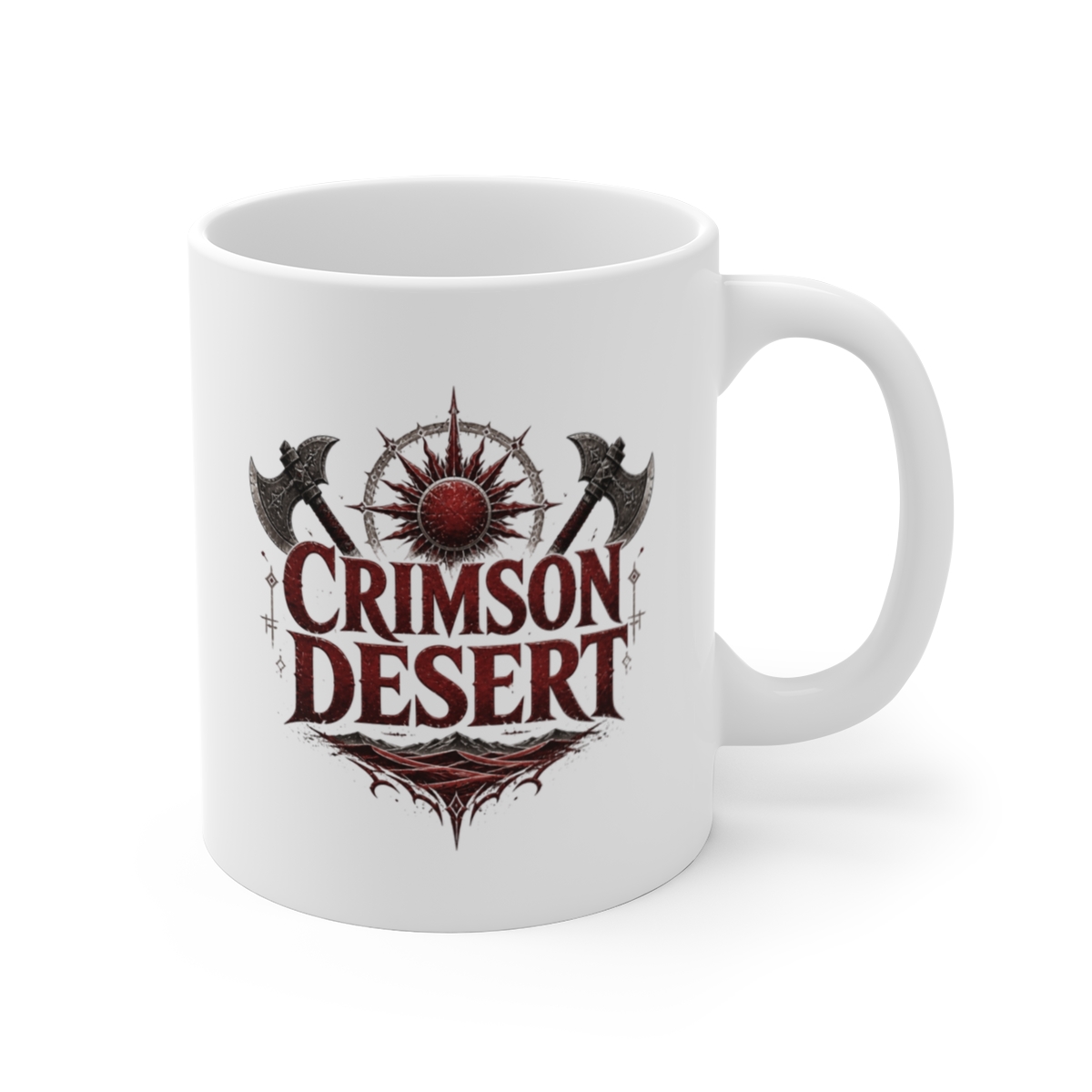 Crimson Desert "CRIMSON DESERT" White Mug