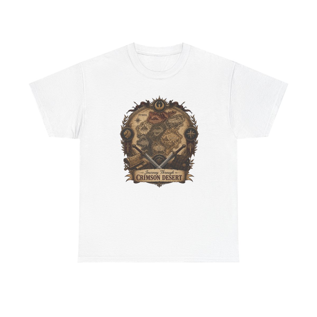 Crimson Desert "Journey Through CRIMSON DESERT" Unisex Tee