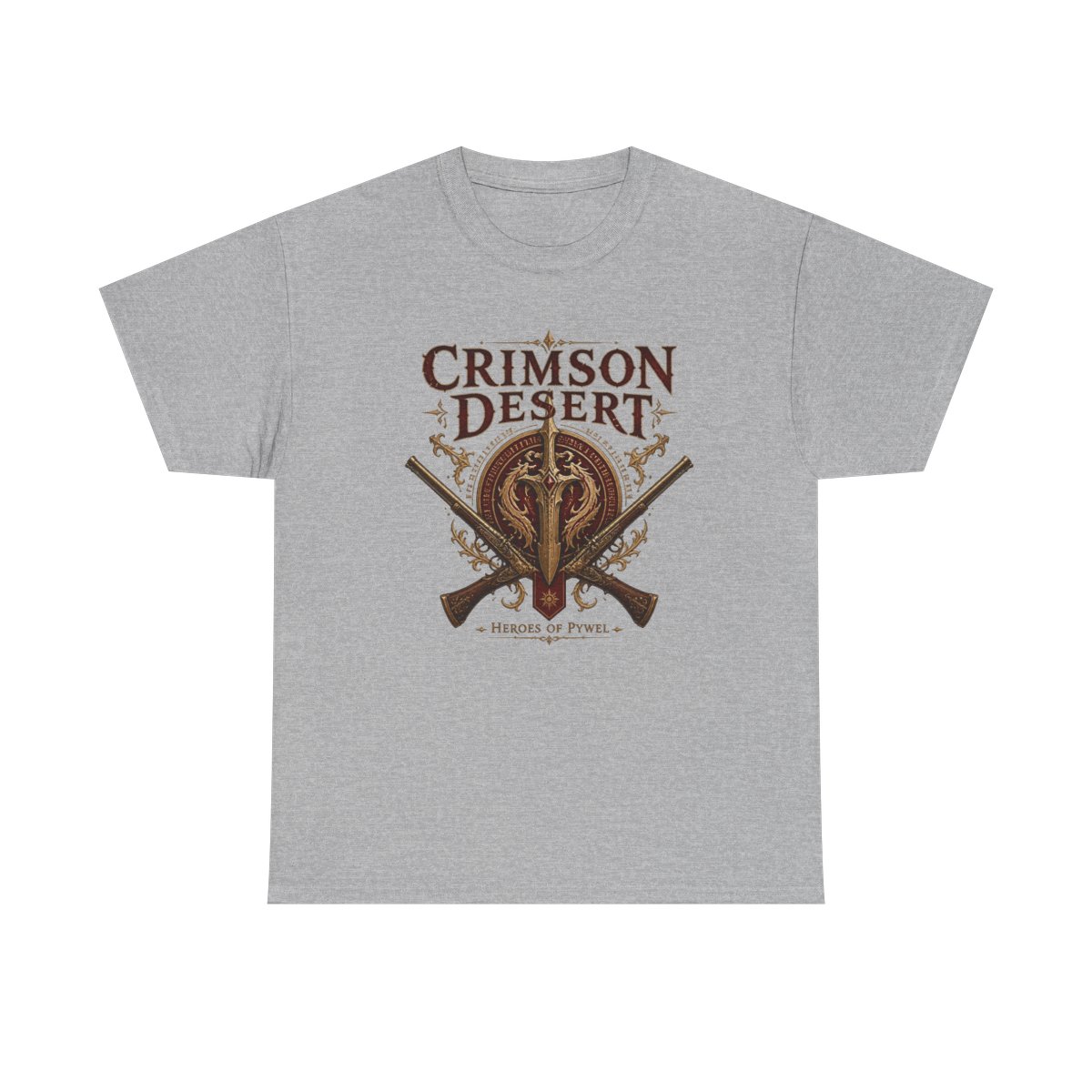 Crimson Desert Adventure Conflict Unisex Unisex Tee - alternate angle 3, merchandise