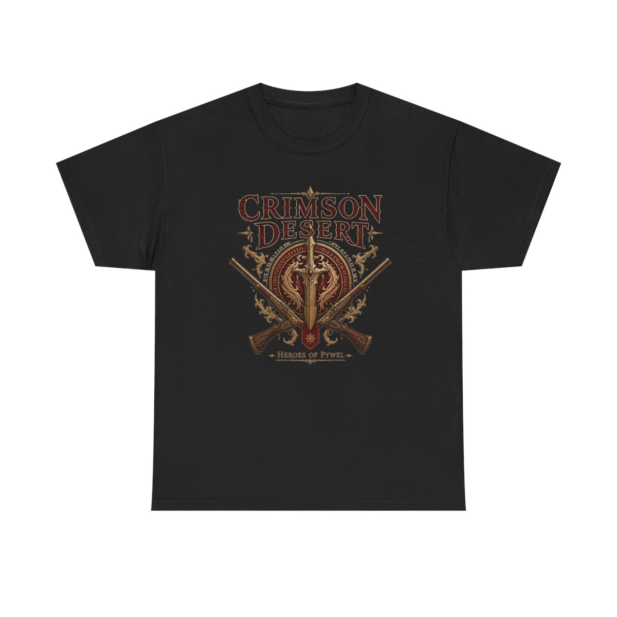 Crimson Desert Adventure Conflict Unisex Unisex Tee - alternate angle 2, merchandise
