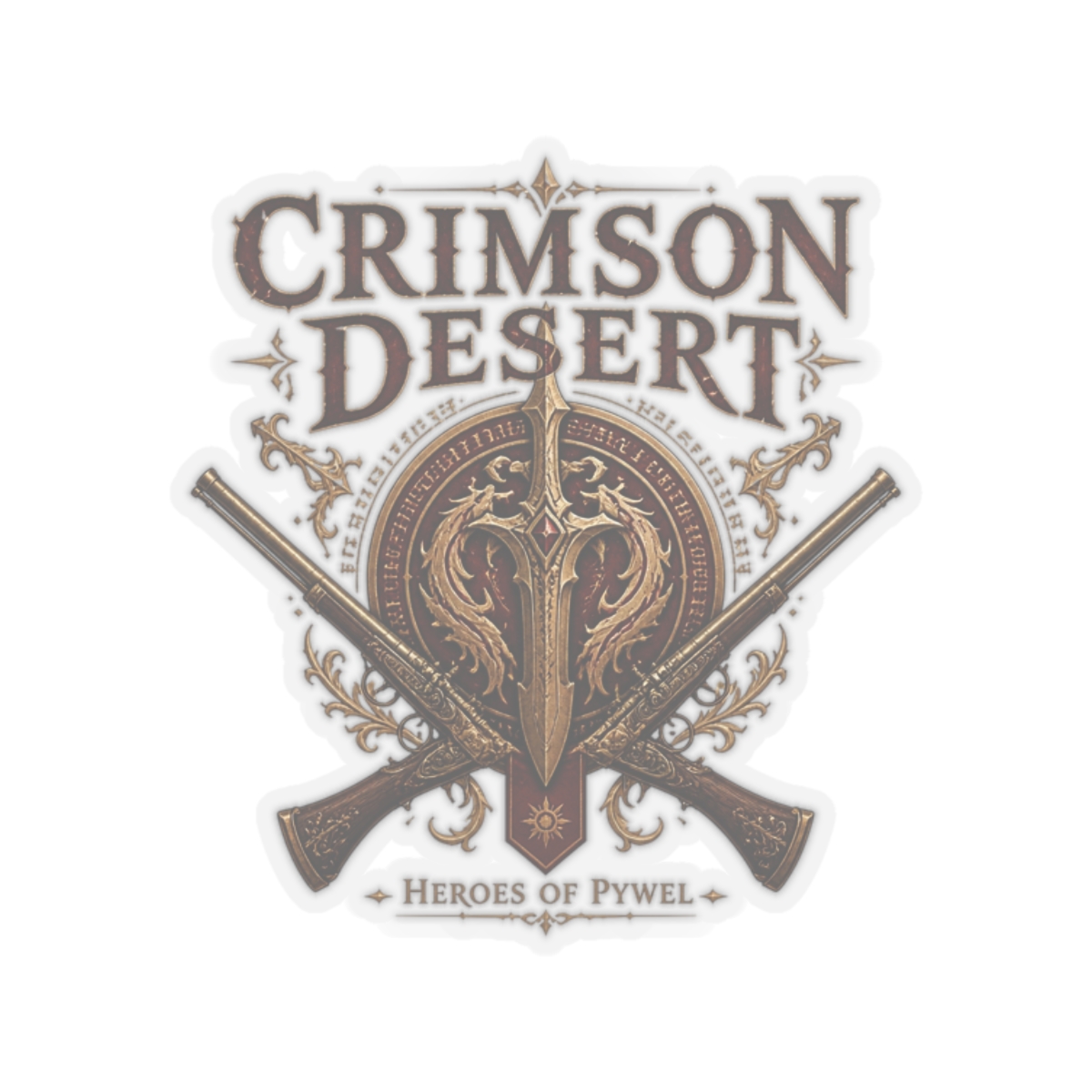 Crimson Desert Adventure Conflict Sticker